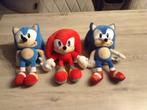 Sega Sonic verschillende pluche characters (27-30 cm), Poes, Ophalen of Verzenden, Zo goed als nieuw