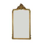 Grote Antieke Vergulde Spiegel 19de Eeuw Facetgeslepen Barok, Antiek en Kunst, Antiek | Spiegels, Overige vormen, 50 tot 100 cm