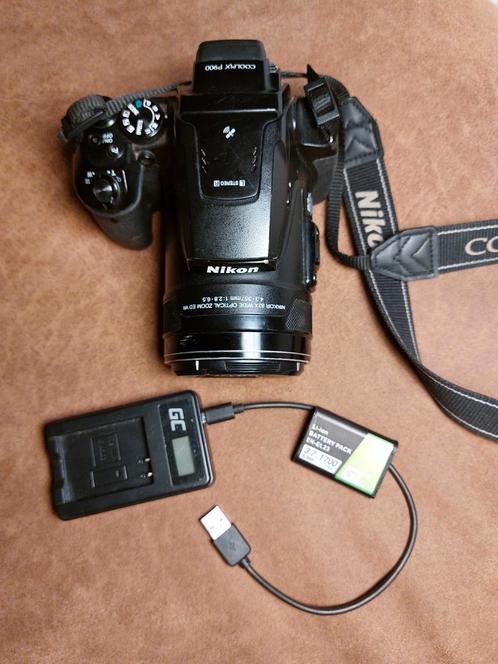 Nikon coolpix p900 chargeur usb 2 battes, TV, Hi-fi & Vidéo, Appareils photo numériques, Nikon, Enlèvement