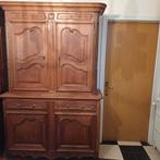 Vintage meuble 2 corps en chêne, Antiquités & Art, Enlèvement