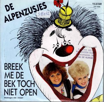 Vinyl, 7"   -   De Alpenzusjes – Breek Me De Bek Toch Niet . beschikbaar voor biedingen