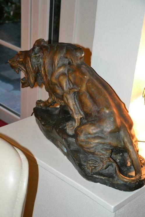 Antiek beeld van leeuw, Antiek en Kunst, Kunst | Beelden en Houtsnijwerken, Ophalen