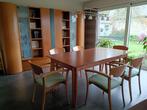 Eetplaats (wandmeubel+tafel+stoelen), Huis en Inrichting, Complete eetkamers, Ophalen, Gebruikt, Modern, 4 tot 6 stoelen