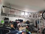 ALUMINIUM LADDER MET 3 SCHUIFLICHAMEN, Doe-het-zelf en Bouw, Ladders en Trappen, Ophalen, Zo goed als nieuw, Ladder, Opvouwbaar of Inschuifbaar