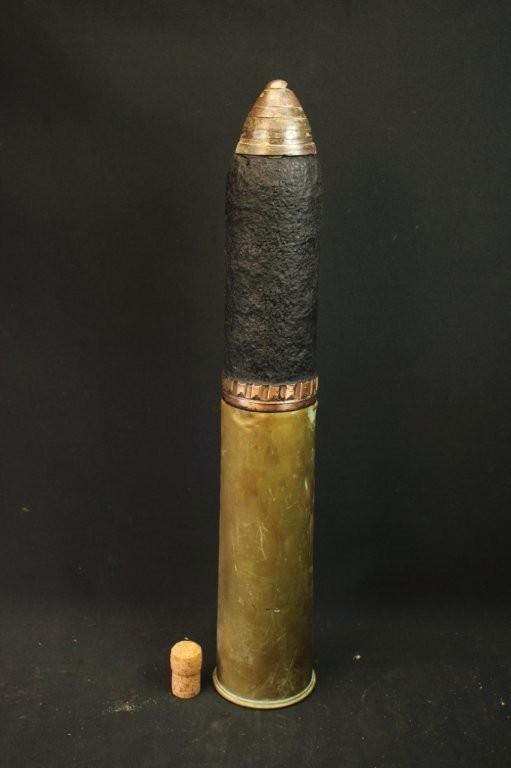 Britse WO1 18 pounder schrapnel LEEG, Collections, Objets militaires | Général, Enlèvement ou Envoi