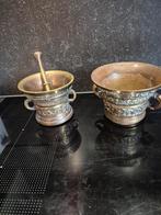 2 bronzen vijzels, Antiek en Kunst, Ophalen of Verzenden