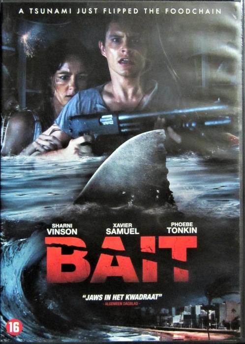 DVD HORROR- BAIT (ZELDZAME DVD), Cd's en Dvd's, Dvd's | Horror, Zo goed als nieuw, Monsters, Alle leeftijden, Ophalen of Verzenden