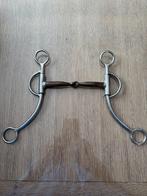 Enkel gebroken bit met lange shanks, Dieren en Toebehoren, Paarden en Pony's | Hoofdstellen en Tuigage, Ophalen of Verzenden, Gebruikt