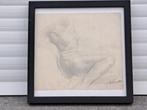 Dessin nu signe Marcel delmotte, Antiquités & Art, Enlèvement ou Envoi