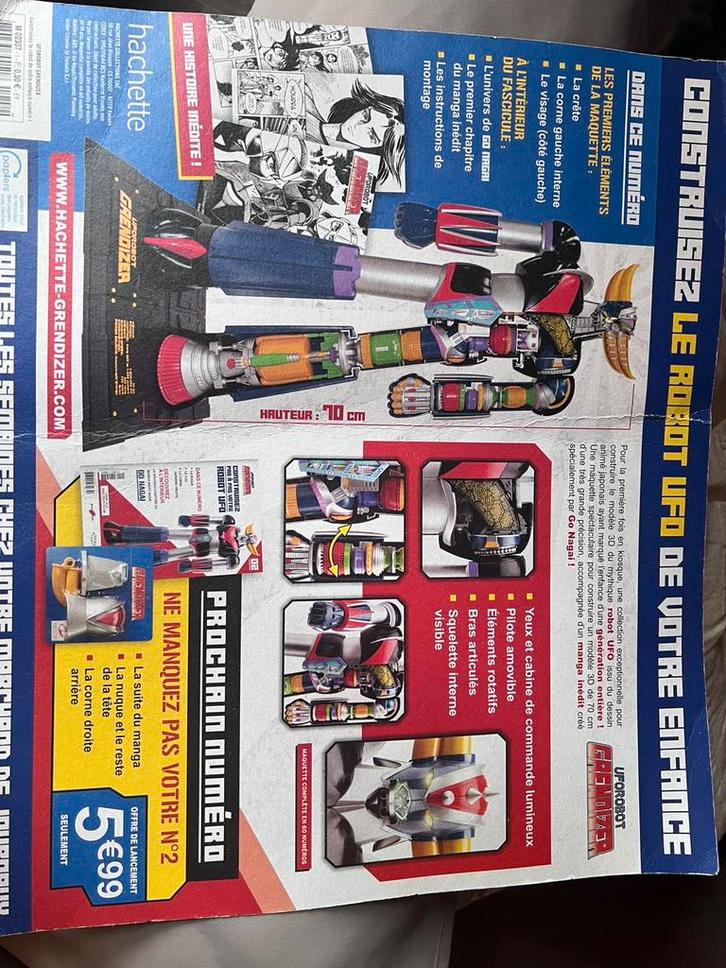 Goldorak, 2020 Collector  70cm maquette a assemblée, Verzamelen, Beelden en Beeldjes, Zo goed als nieuw, Ophalen