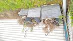 3 grote stenen plantenbakken bieden mogelijk, Tuin en Terras, Bloembakken en Plantenbakken, Ophalen, Gebruikt, Steen, Tuin