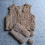 Vintage bonthesje met bijhorende mof in konijnenpels., Kleding | Dames, Ophalen of Verzenden, Zo goed als nieuw