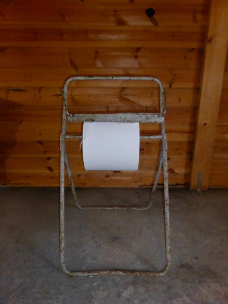 Support pour rouleau de papier, Enlèvement, Utilisé