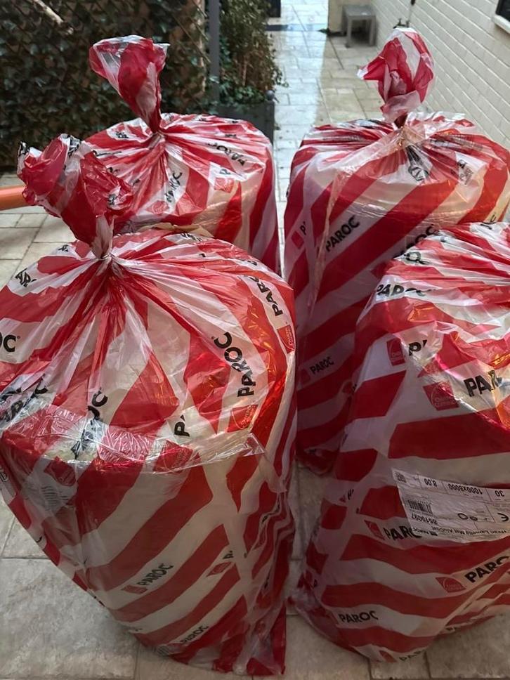 Lot laine de roche, Doe-het-zelf en Bouw, Isolatie en Afdichting, Nieuw, Vloerisolatie, Muurisolatie, Dakisolatie, Steenwol, 12 cm of meer