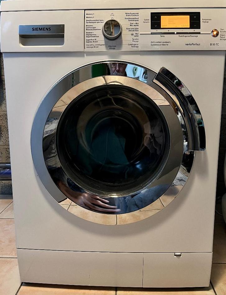 Wasmachine (Wasmachine), Elektronische apparatuur, Wasmachines, Gebruikt, Voorlader, 6 tot 8 kg, Minder dan 85 cm, 1200 tot 1600 toeren