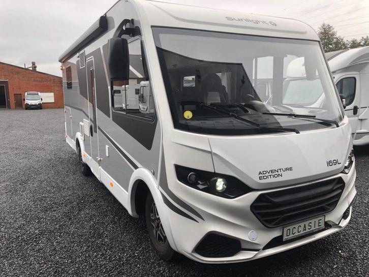 Sunlight I69L adventure automaat, Caravans en Kamperen, Mobilhomes, Bedrijf, tot en met 4, Integraal, Sunlight, Fiat, Automaat