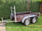 Aanhangwagen met dubbele as, Ophalen, Zo goed als nieuw