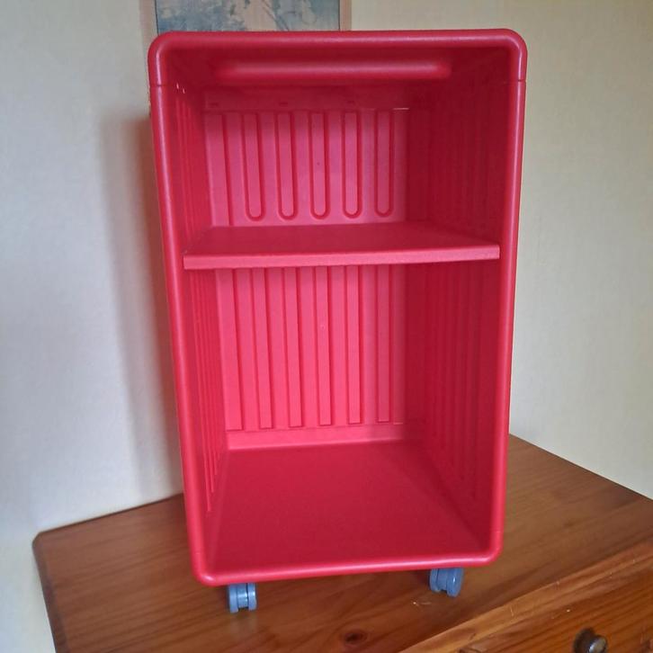 Commode Ikea DIDRIK rouge à roulettes, Huis en Inrichting, Kasten | Ladekasten, Zo goed als nieuw, Minder dan 100 cm, Minder dan 50 cm