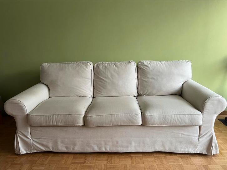 Ektorp Canapé convertibles 3 places, Maison & Meubles, Canapés | Salons, Utilisé, Banc droit, Trois personnes, 200 à 250 cm, 75 à 100 cm