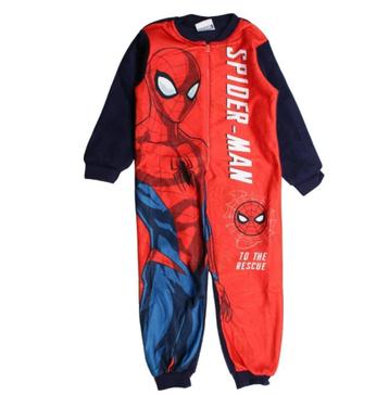 Spiderman Onesie Fleece - Maat 92 - 98 - 128 beschikbaar voor biedingen