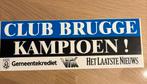 Retro sticker Club Brugge, Verzamelen, Ophalen, Zo goed als nieuw, Poster, Plaatje of Sticker