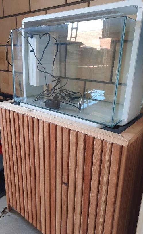 Aquarium met kast / onderstel, Dieren en Toebehoren, Vissen | Aquaria en Toebehoren, Zo goed als nieuw, Ophalen