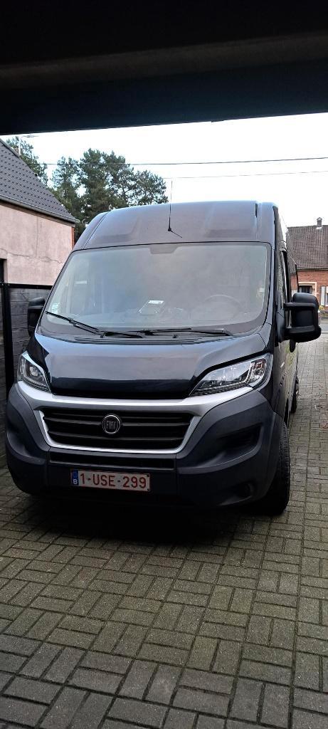 fiat ducato, Auto's, Bestelwagens en Lichte vracht, Particulier, Trekhaak, Fiat, Diesel, Euro 6, 4 deurs, Handgeschakeld, Zwart