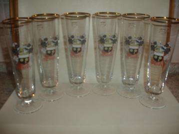 Bierglas Duvel, fluit model met wapenschild beschikbaar voor biedingen