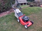benzine grasmaaier duwer B&S motor  voorn handige harry 50€, Tuin en Terras, Gebruikt, Opvangbak, Ophalen of Verzenden, Benzine-grasmaaier