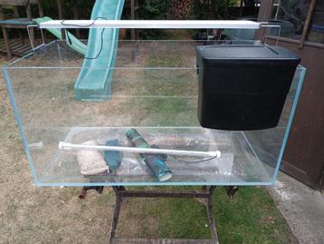 Aquarium  leeg  250 liter beschikbaar voor biedingen