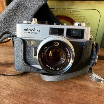 Camera Minolta Hi Matic E getest met film! beschikbaar voor biedingen