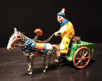 Clown de cirque sur une charrette avec un cheval, Enlèvement ou Envoi