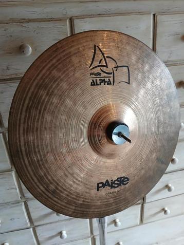 cymbal en statief : paiste alpha 14" crash : 93 euro beschikbaar voor biedingen