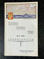 Menukaart Léopoldville 1933, Verzenden