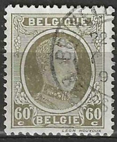 Belgie 1927/1928 - Yvert 255 - Koning Albert I. (ST), Timbres & Monnaies, Timbres | Europe | Belgique, Affranchi, Maison royale