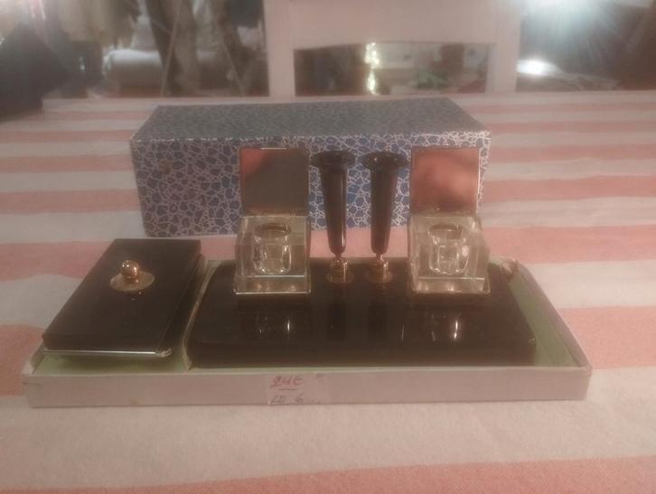 Encrier et porte plume art déco, Antiquités & Art, Antiquités | Bureau & Affaires