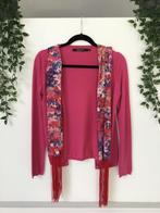 Roze gilet met sjaal Talking French maat XS, Kleding | Dames, Talking French, Ophalen of Verzenden, Roze, Maat 34 (XS) of kleiner