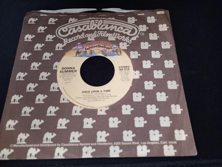 Donna Summer ‎– Rumour Has It / Once Upon A Time '7, Cd's en Dvd's, Vinyl Singles, Zo goed als nieuw, Single, R&B en Soul, 7 inch