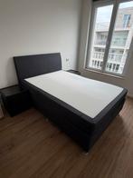 Boxspring, Huis en Inrichting, Ophalen, Zwart, Tweepersoons, 140 cm