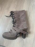 Bottes en cuir taupe, taille 39, Enlèvement ou Envoi, Comme neuf