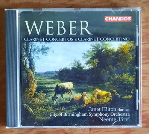 cd - C.M.von Weber: Clar. Conc. & Clar. Concertino - Hilton, Cd's en Dvd's, Cd's | Klassiek, Zo goed als nieuw, Kamermuziek, Romantiek