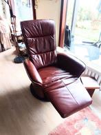 Fauteuil Relax cuir & électrique Hukla, 75 à 100 cm, 125 cm ou plus, Comme neuf, Enlèvement