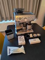 Sage Barista Express Stainless Steel, Ophalen, Koffiemachine, Koffiebonen, Zo goed als nieuw