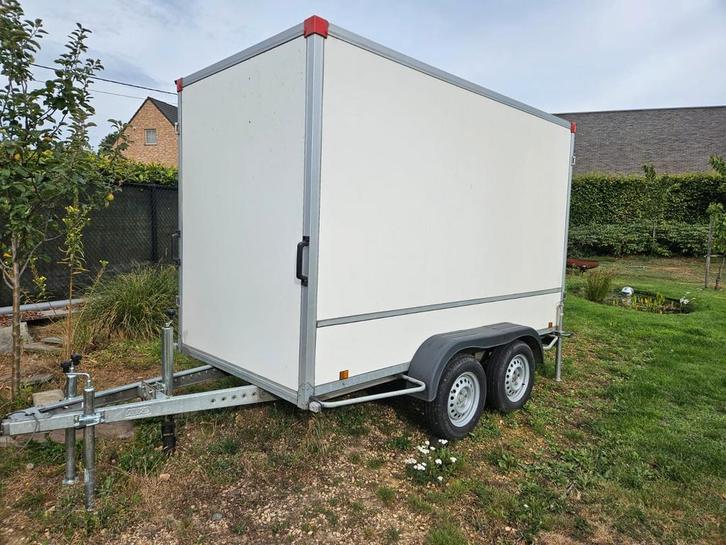 ongeremde geloten  aanhangwagen, Autos : Divers, Remorques, Comme neuf, Enlèvement