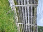 Houten afscherming + betonplaat zonder palen, Ophalen, Gebruikt