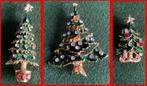 verschillende vergulde kerstbroches kerstboompjes, Ophalen of Verzenden, Nieuw