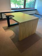 Design bureau “Sit-in” – hout met industrieel stalen poot, Ophalen, Bureau
