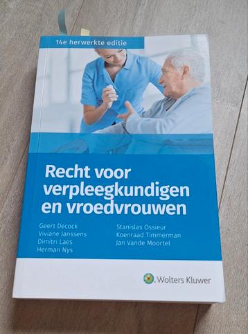 Recht voor verpleegkundigen en vroedvrouwen 2019 beschikbaar voor biedingen