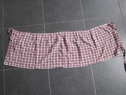 bordeaux - beige pareo - omslagrok, Kleding | Dames, Badmode en Zwemkleding, Zo goed als nieuw, Overige typen, Rood, Ophalen of Verzenden