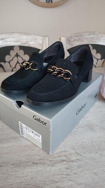 Gabor comfort damesschoenen new 38, zwart suède, duurzaam beschikbaar voor biedingen